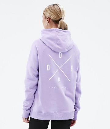 Purple Women's Dope Common W Hoodies | NZ_D2441