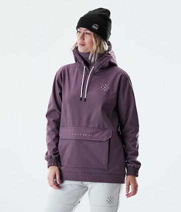 Purple Women's Dope Nomad W Outdoor Jackets | NZ_D1773