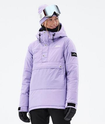 Purple Women's Dope Puffer W Snowboard Jackets | NZ_D1117