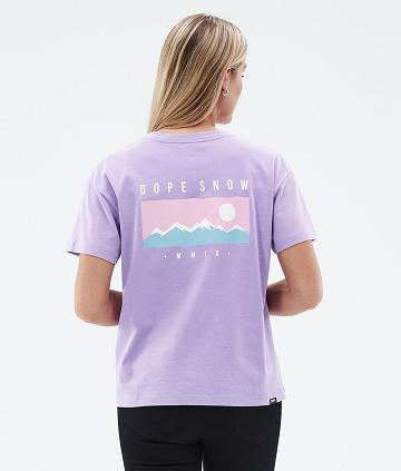 Purple Women's Dope Standard W T-shirts | NZ_D2368