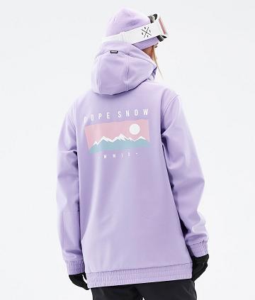 Purple Women's Dope Yeti W Snowboard Jackets | NZ_D1004