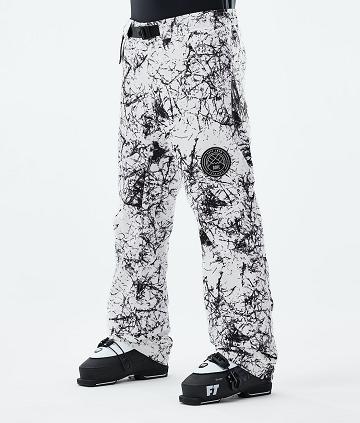 White / Black Men's Dope Blizzard 2021 Ski Pants | NZ_D1905