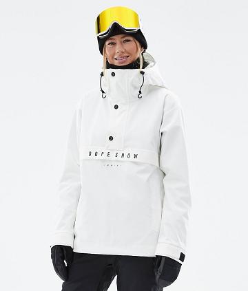 White Women's Dope Legacy W Snowboard Jackets | NZ_D1002