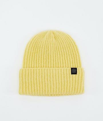 Yellow Men's Dope Chunky Beanies | NZ_D2087