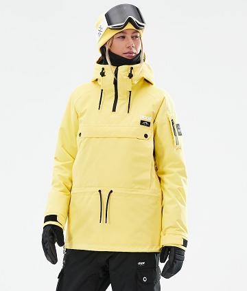 Yellow Women's Dope Annok W 2021 Snowboard Jackets | NZ_D1702