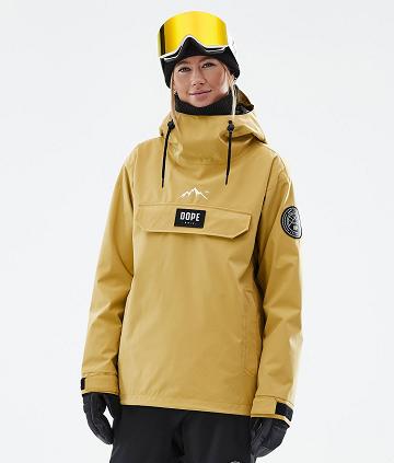 Yellow Women's Dope Blizzard W Ski Jackets | NZ_D1590