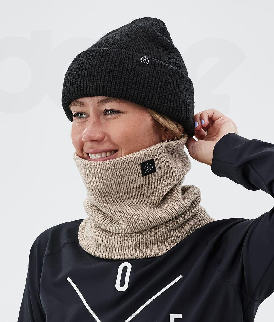 Beige Men's Dope 2X-UP Knitted Facemasks | NZ_D1681