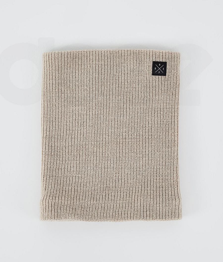 Beige Men\'s Dope 2X-UP Knitted Facemasks | NZ_D1681