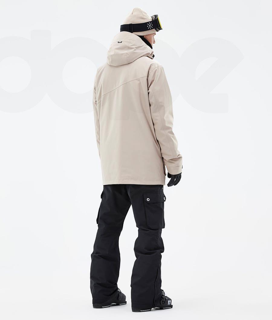 Beige Men's Dope Adept Ski Jackets | NZ_D1327
