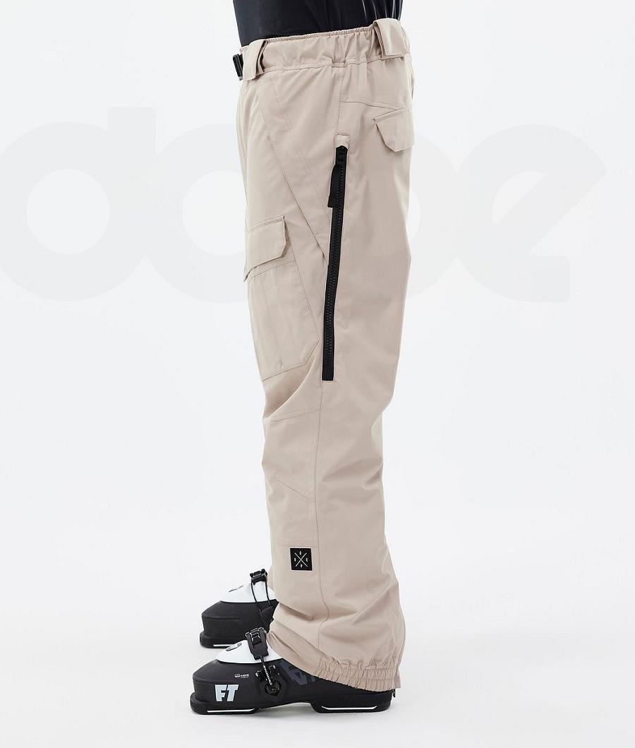 Beige Men's Dope Antek Ski Pants | NZ_D1005