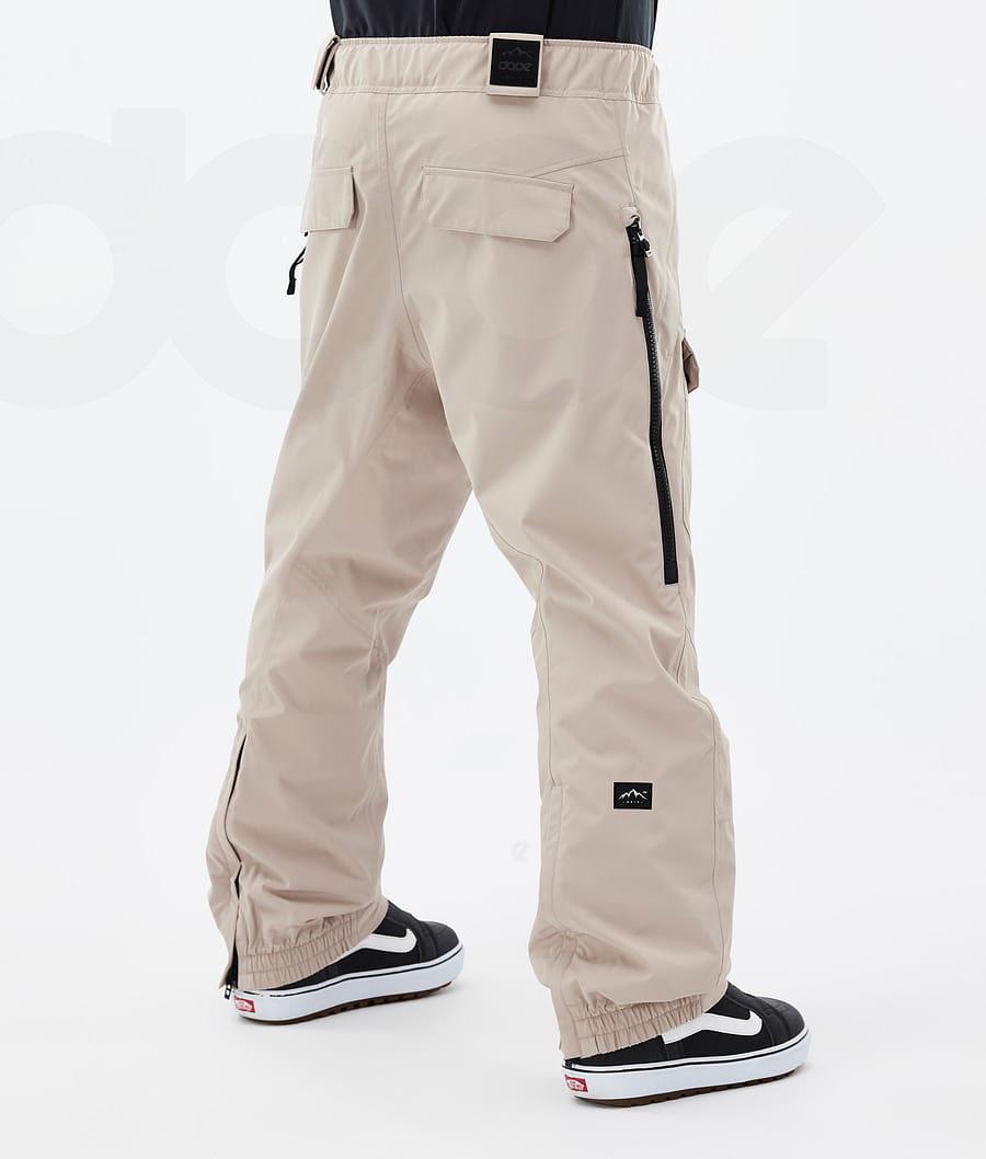Beige Men's Dope Antek Snowboard Pants | NZ_D1831