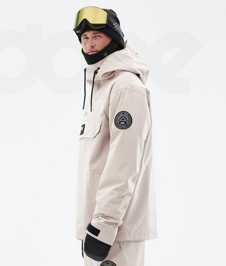 Beige Men's Dope Blizzard Ski Jackets | NZ_D2472