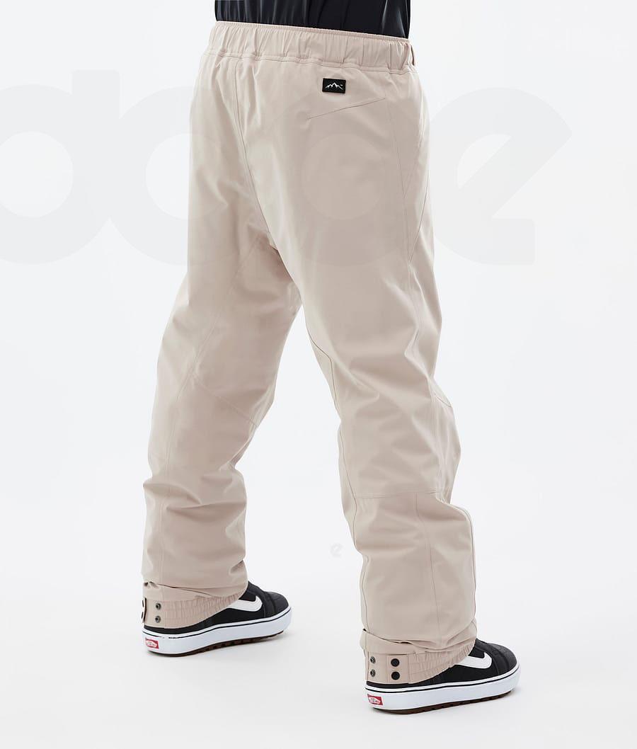 Beige Men's Dope Blizzard Snowboard Pants | NZ_D2159