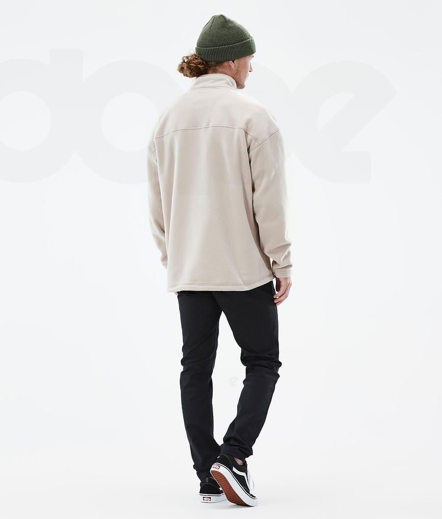 Beige Men's Dope Comfy Fleece | NZ_D1132