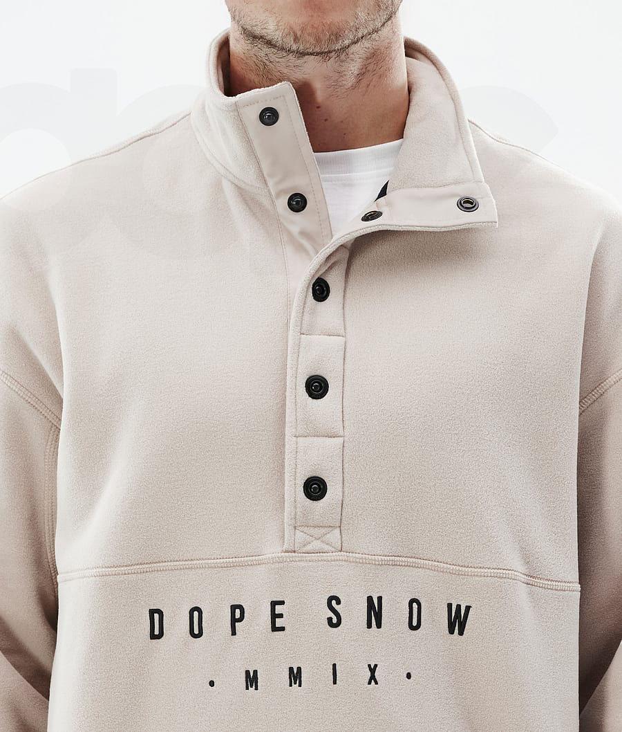 Beige Men's Dope Comfy Fleece | NZ_D1132