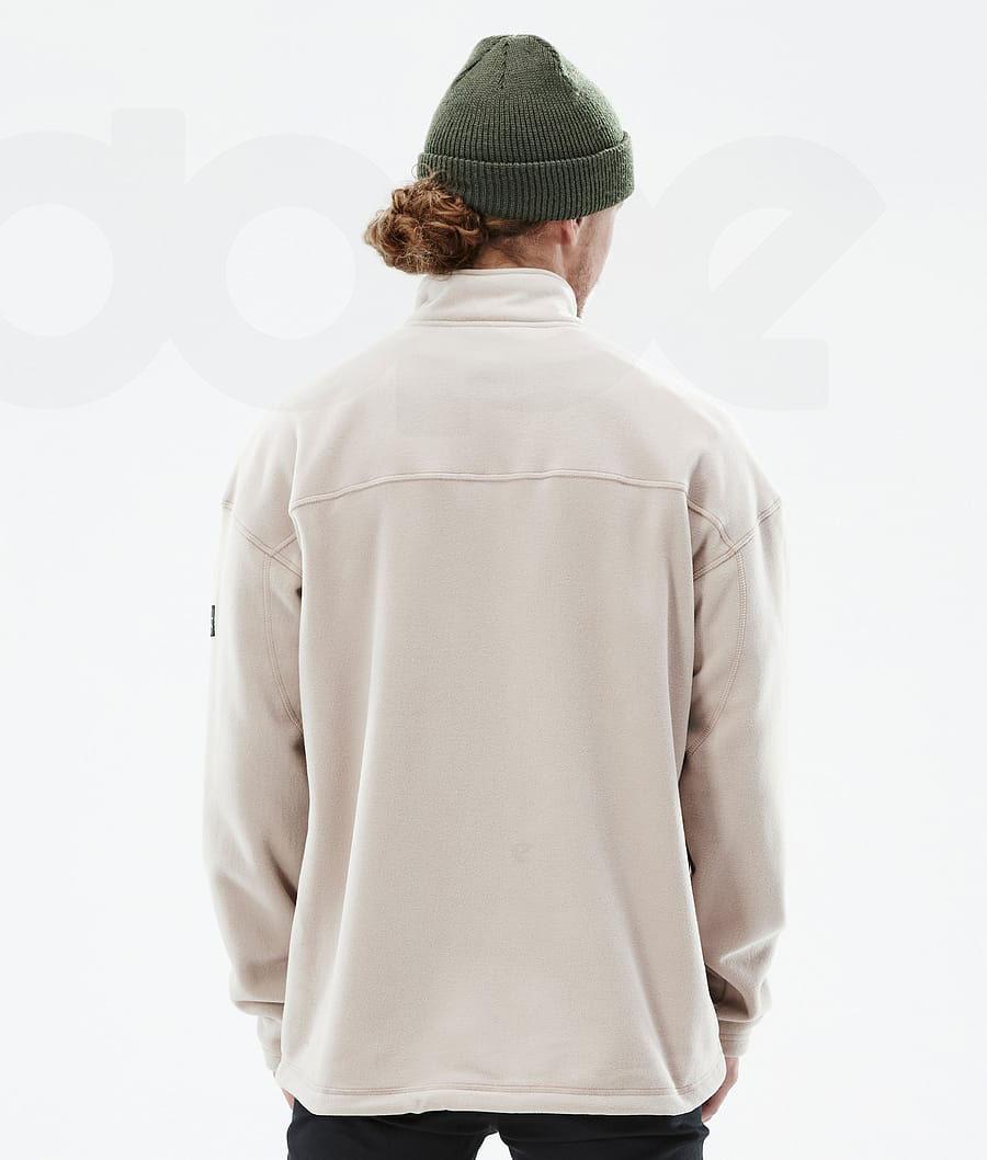 Beige Men's Dope Comfy Fleece | NZ_D1132