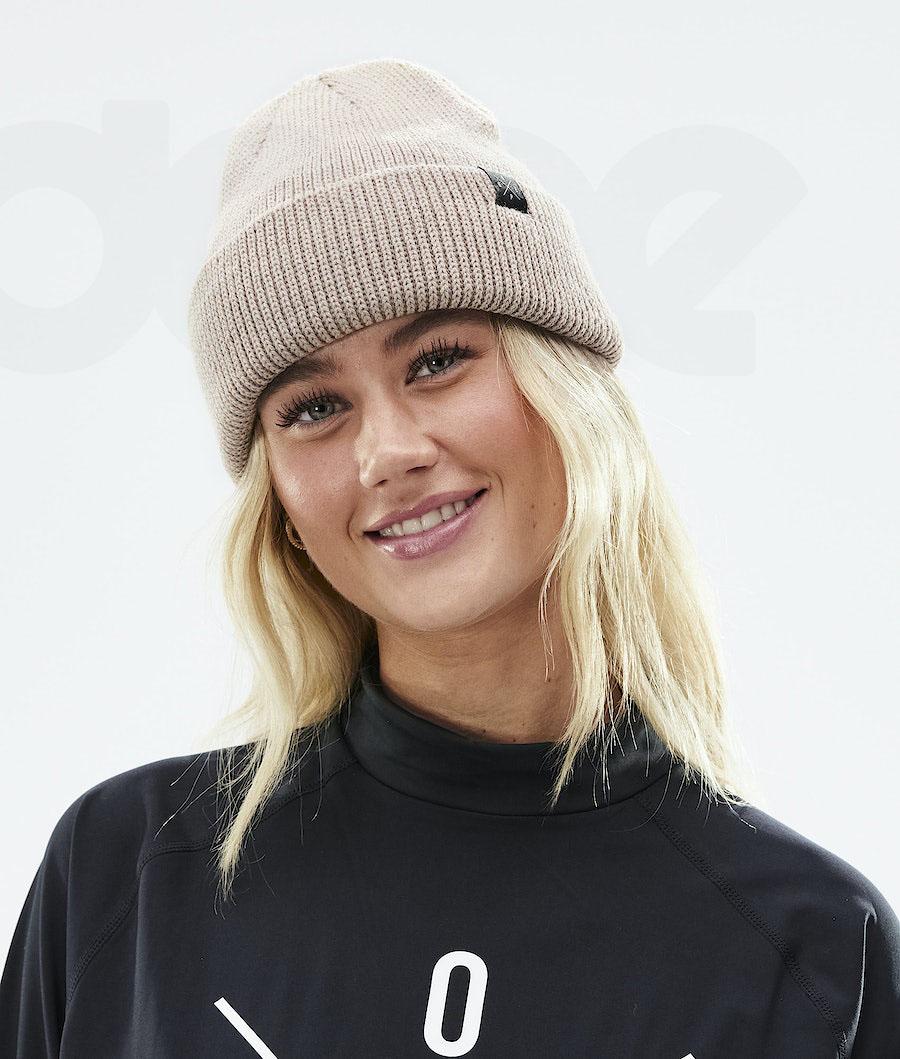 Beige Men's Dope Drifter II Beanies | NZ_D1388