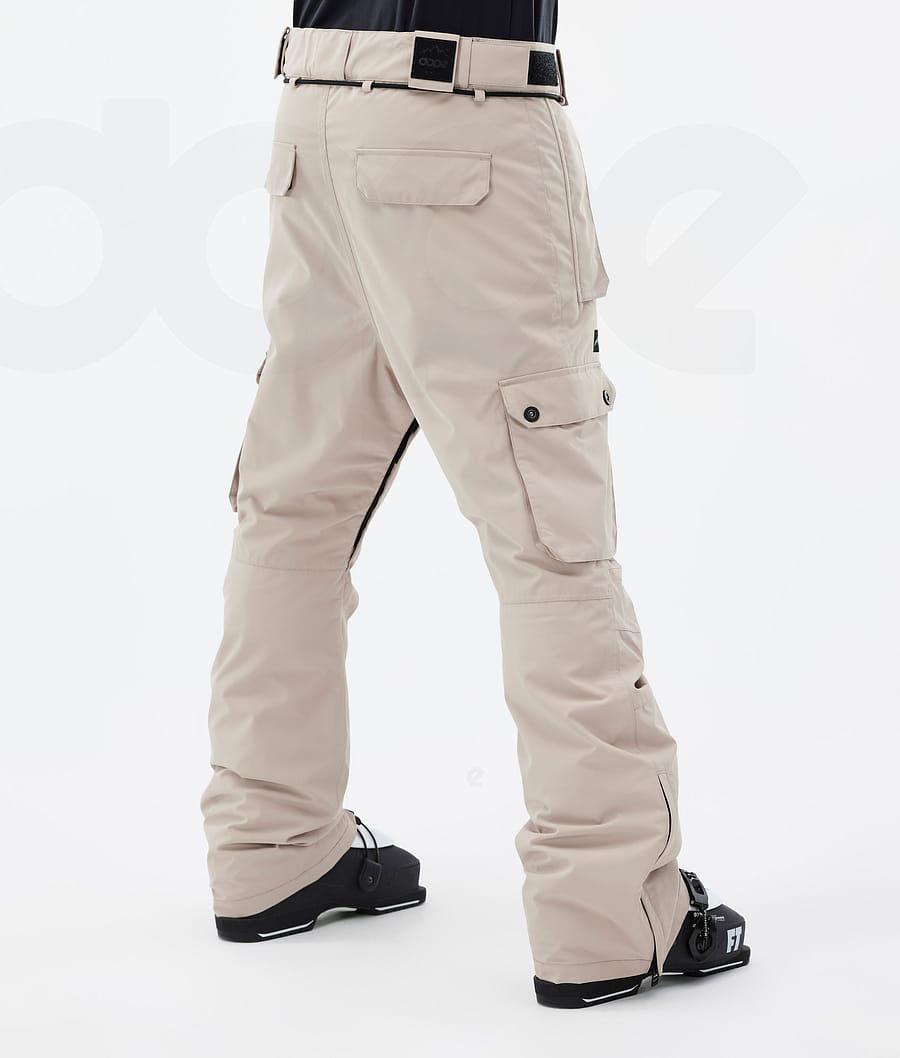 Beige Men's Dope Iconic Ski Pants | NZ_D1993
