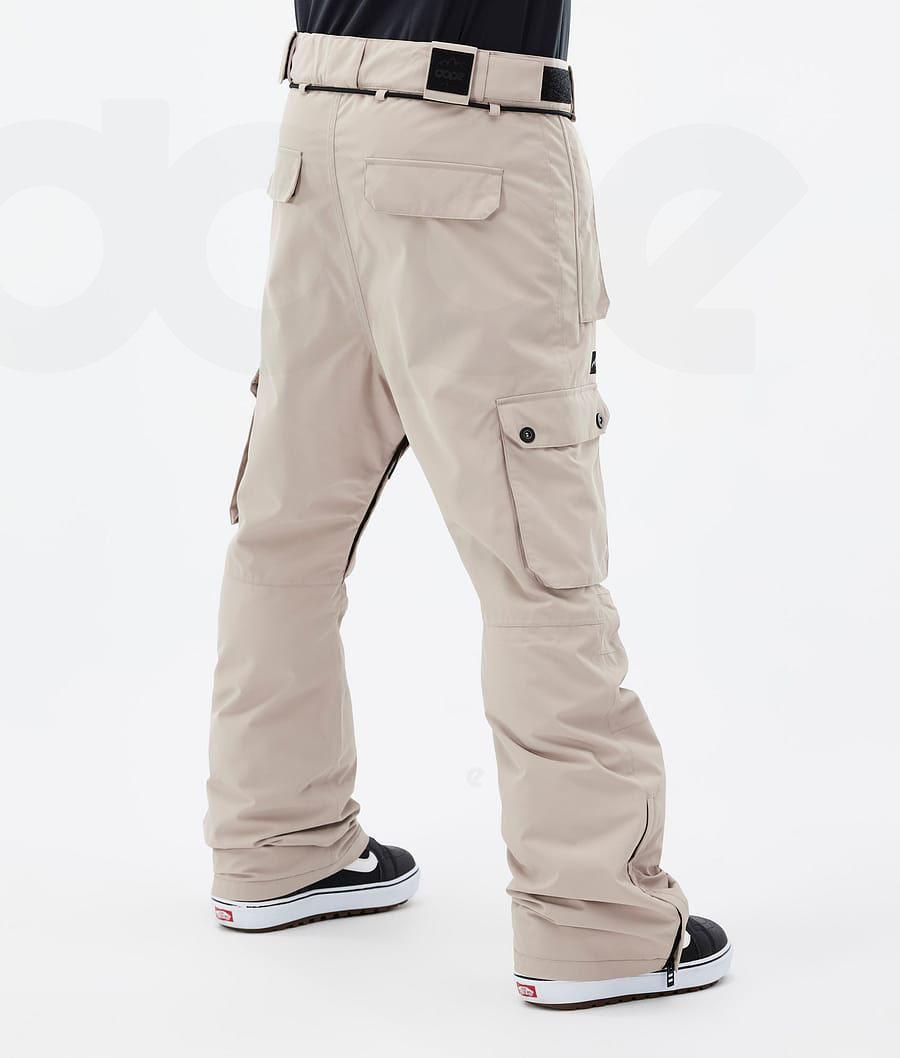 Beige Men's Dope Iconic Snowboard Pants | NZ_D2238