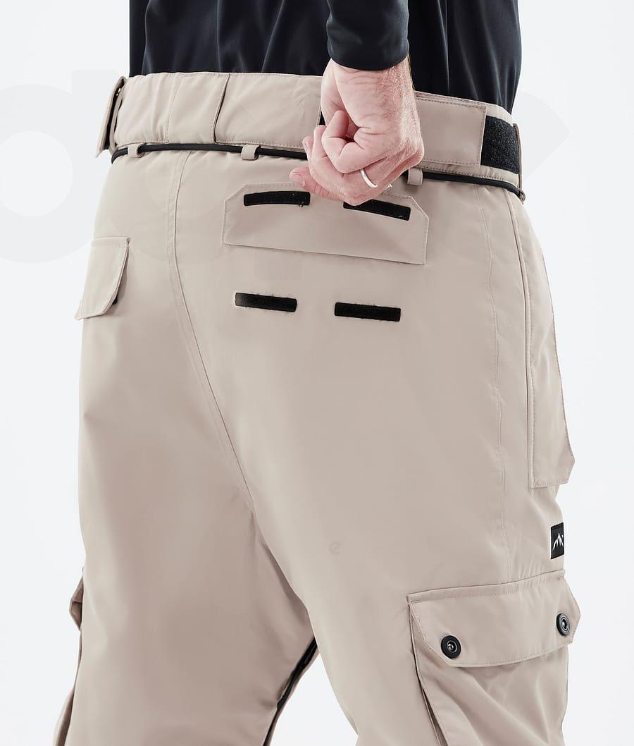 Beige Men's Dope Iconic Snowboard Pants | NZ_D2238