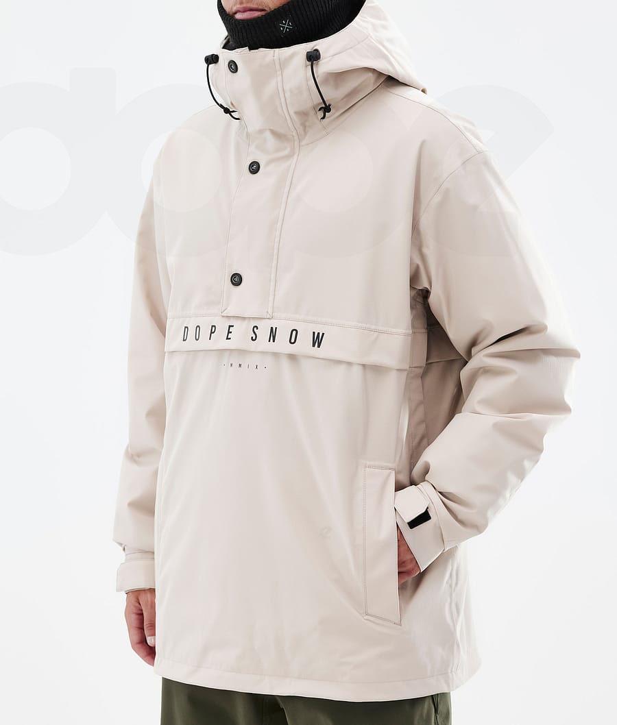 Beige Men's Dope Legacy Ski Jackets | NZ_D1840