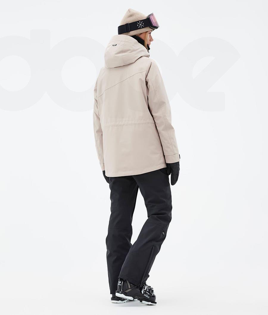 Beige Women's Dope Adept W Ski Jackets | NZ_D2536