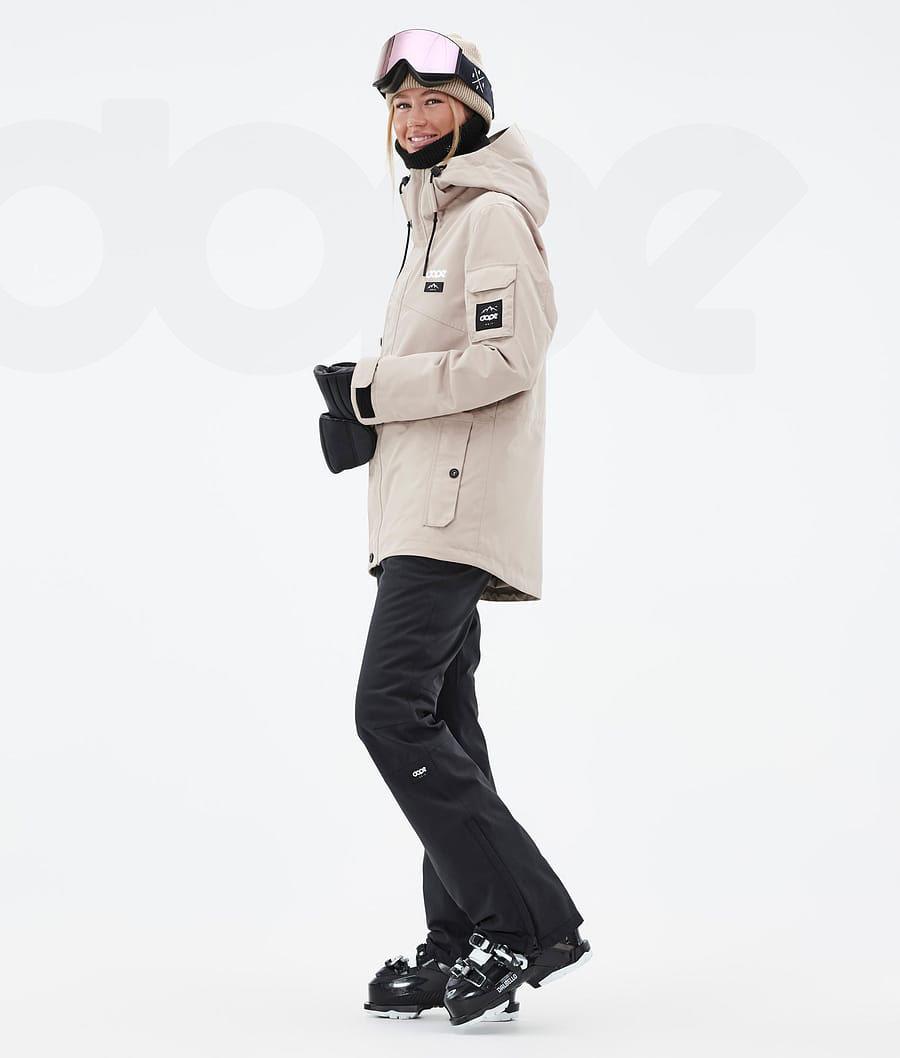 Beige Women's Dope Adept W Ski Jackets | NZ_D2536