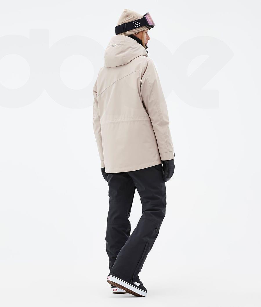 Beige Women's Dope Adept W Snowboard Jackets | NZ_D1149