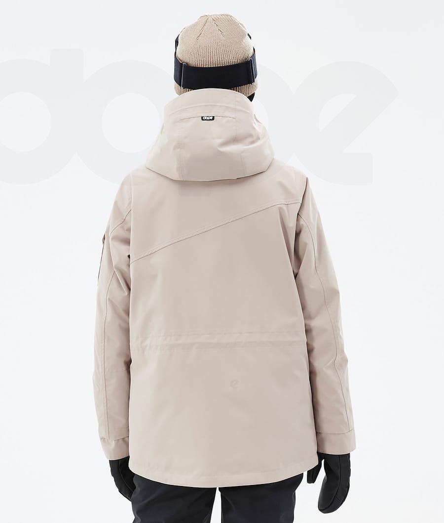 Beige Women's Dope Adept W Snowboard Jackets | NZ_D1149