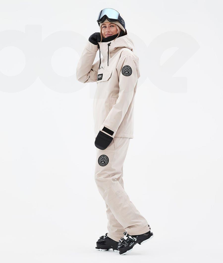 Beige Women's Dope Blizzard W Ski Jackets | NZ_D2167