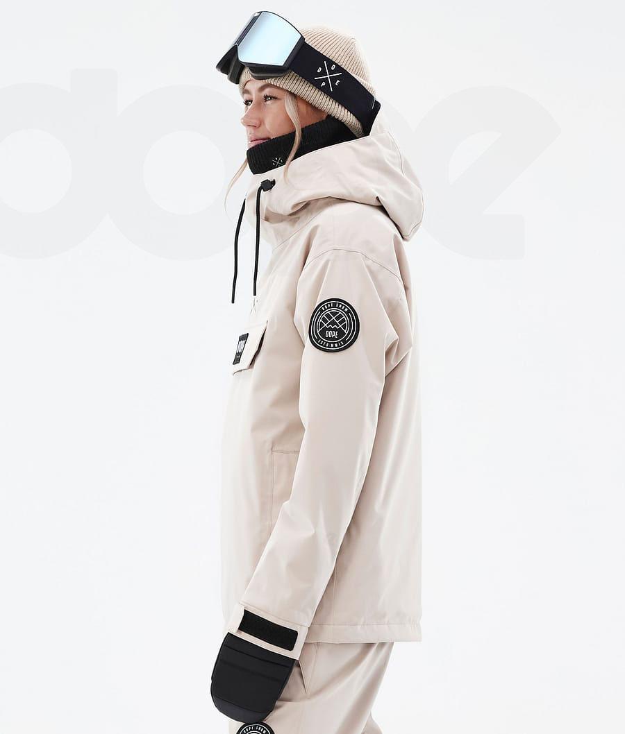 Beige Women's Dope Blizzard W Snowboard Jackets | NZ_D2213