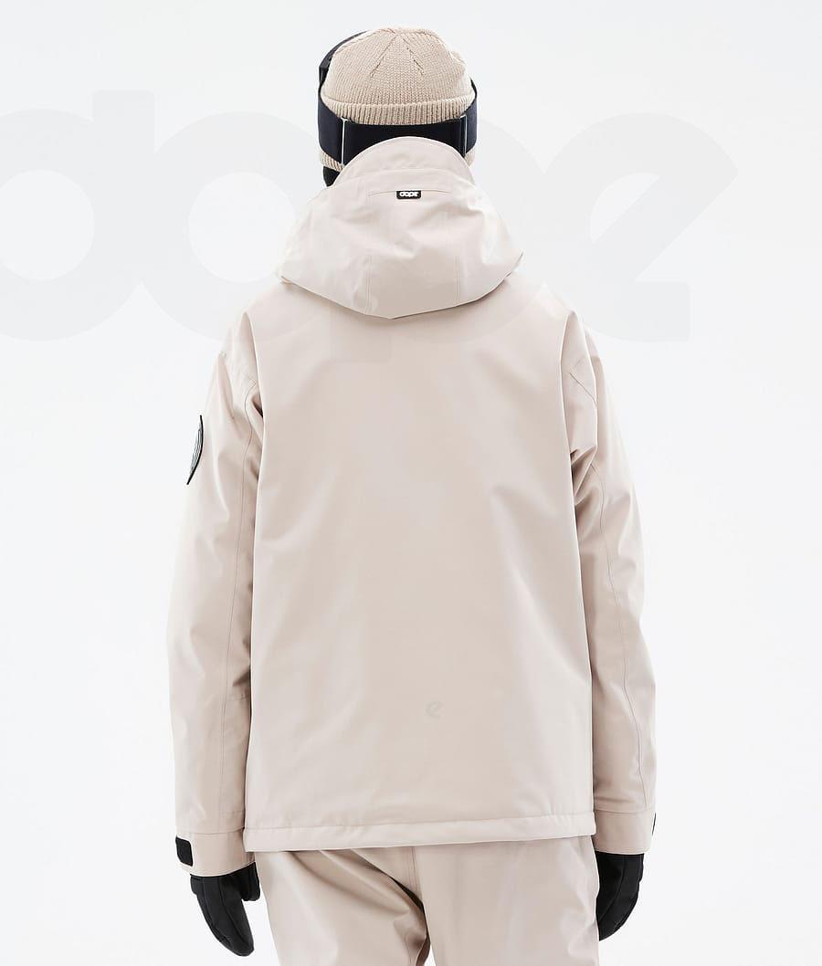 Beige Women's Dope Blizzard W Snowboard Jackets | NZ_D2213