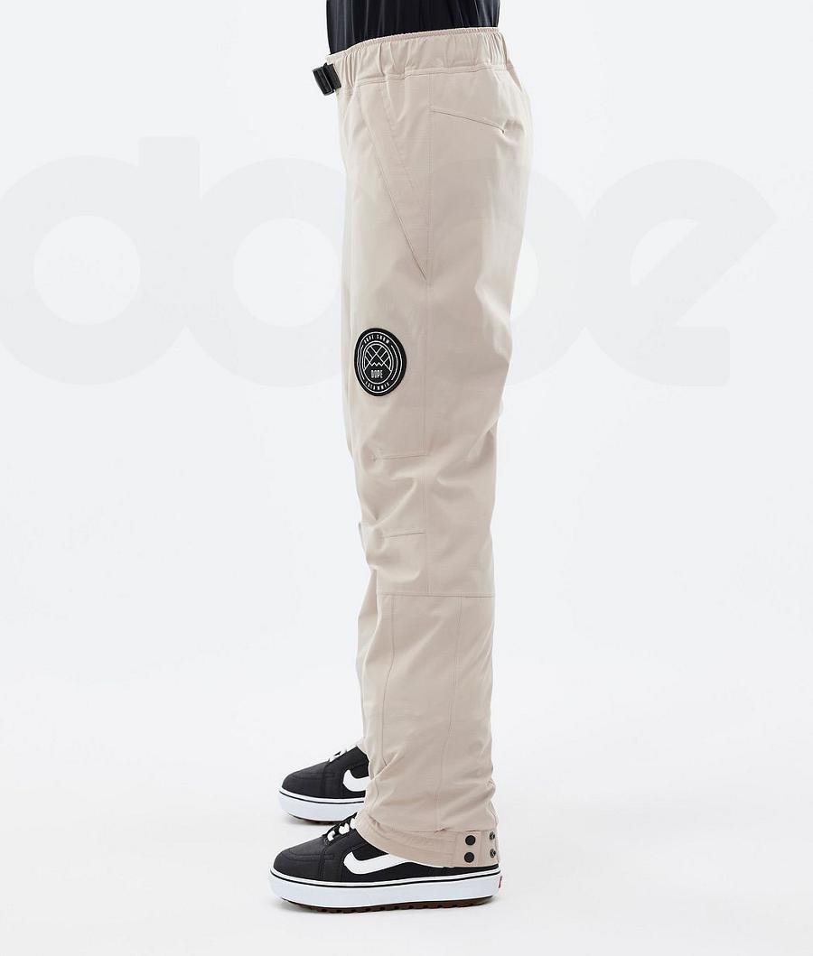Beige Women's Dope Blizzard W Snowboard Pants | NZ_D2292