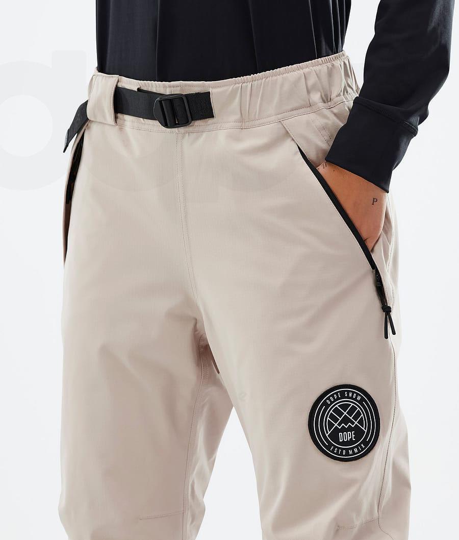 Beige Women's Dope Blizzard W Snowboard Pants | NZ_D2292