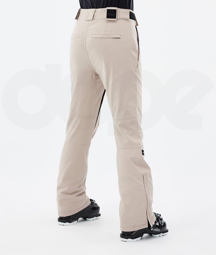 Beige Women's Dope Con W Ski Pants | NZ_D1954