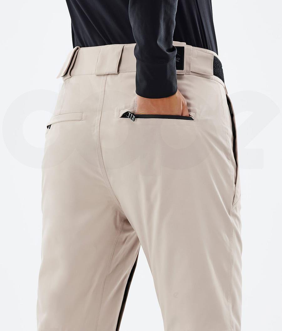 Beige Women's Dope Con W Ski Pants | NZ_D1954