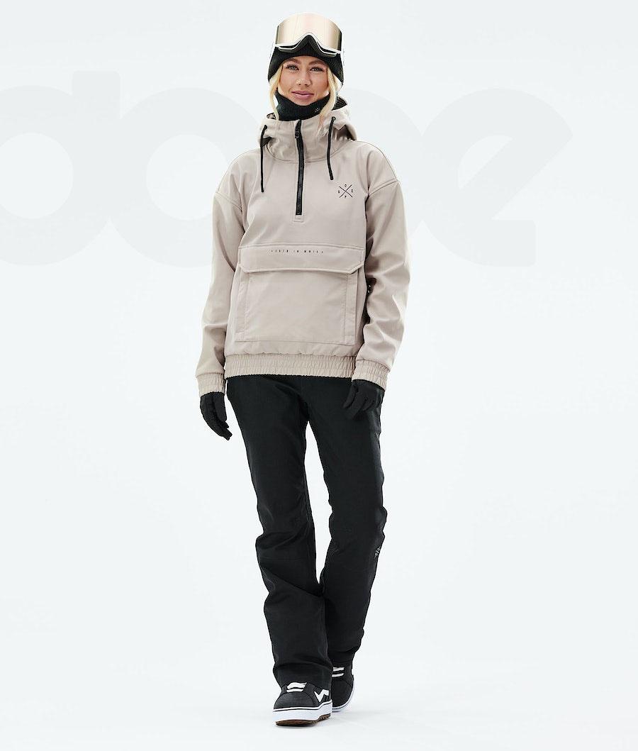 Beige Women's Dope Cyclone W 2021 Snowboard Jackets | NZ_D2315