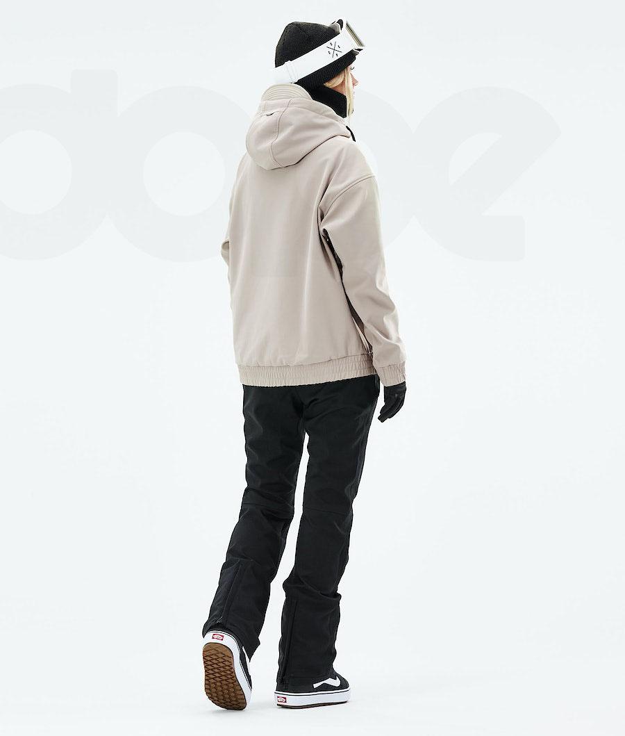 Beige Women's Dope Cyclone W 2021 Snowboard Jackets | NZ_D2315