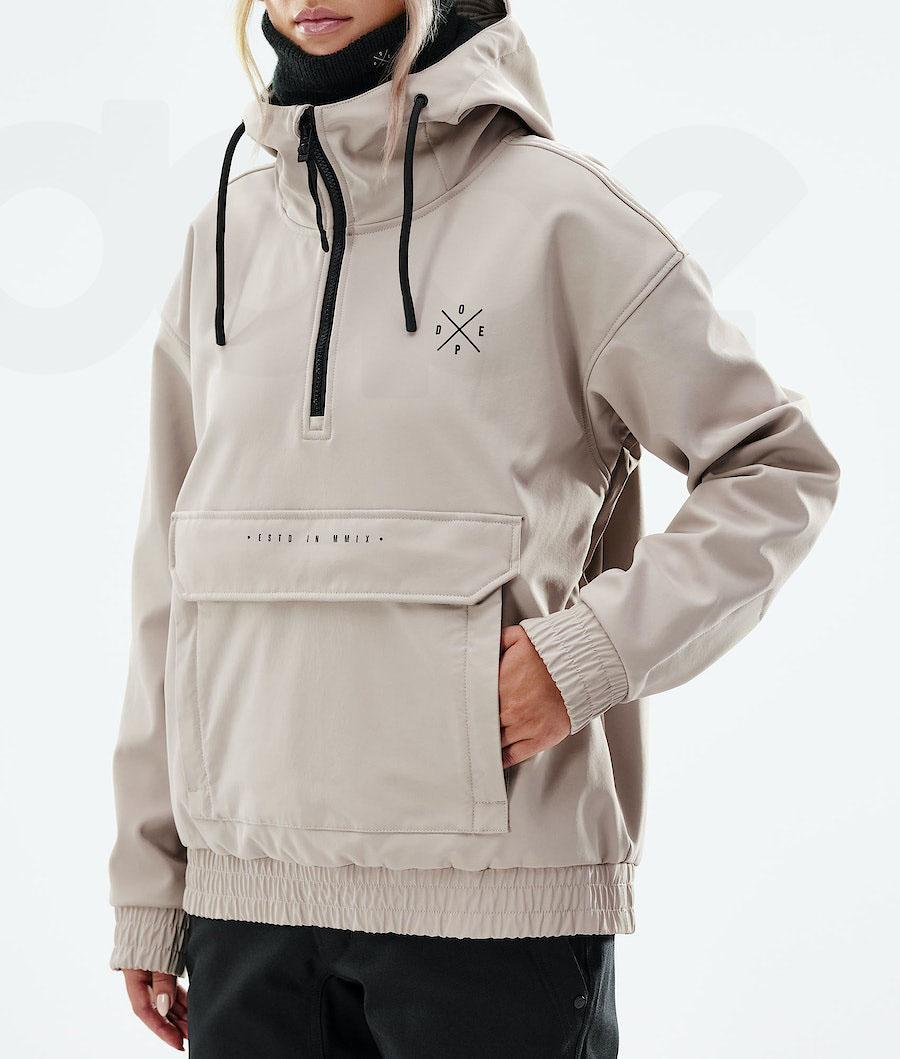 Beige Women's Dope Cyclone W 2021 Snowboard Jackets | NZ_D2315