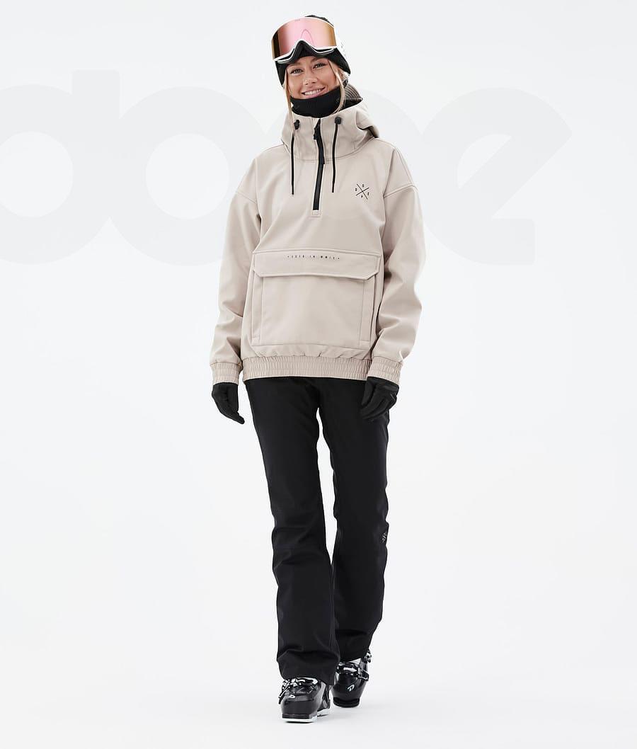 Beige Women's Dope Cyclone W Ski Jackets | NZ_D2004