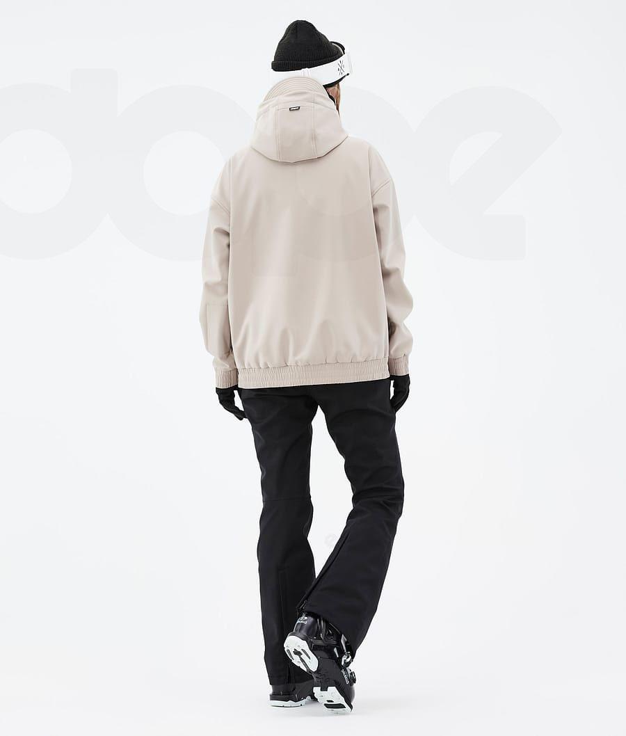 Beige Women's Dope Cyclone W Ski Jackets | NZ_D2004