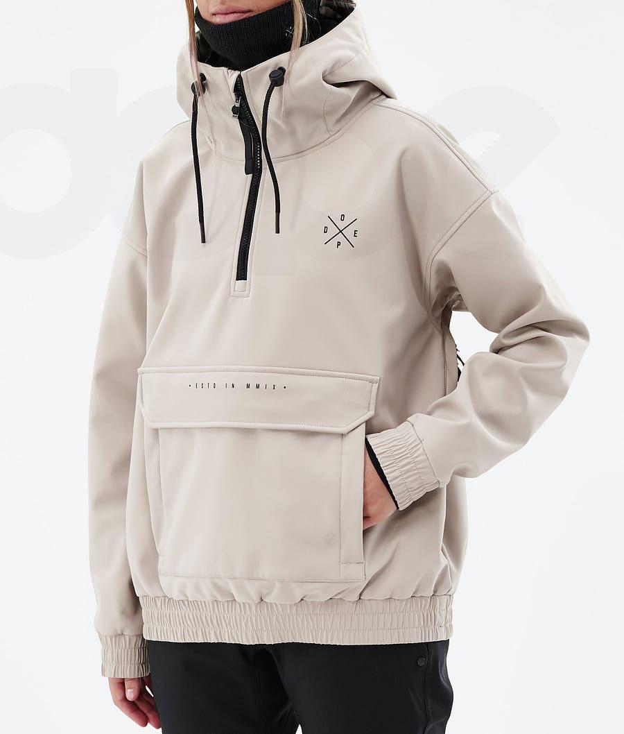 Beige Women's Dope Cyclone W Ski Jackets | NZ_D2004