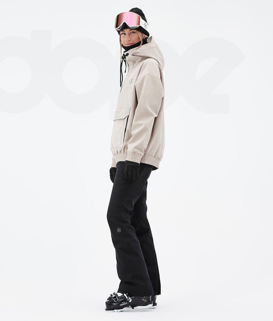 Beige Women's Dope Cyclone W Ski Jackets | NZ_D2004