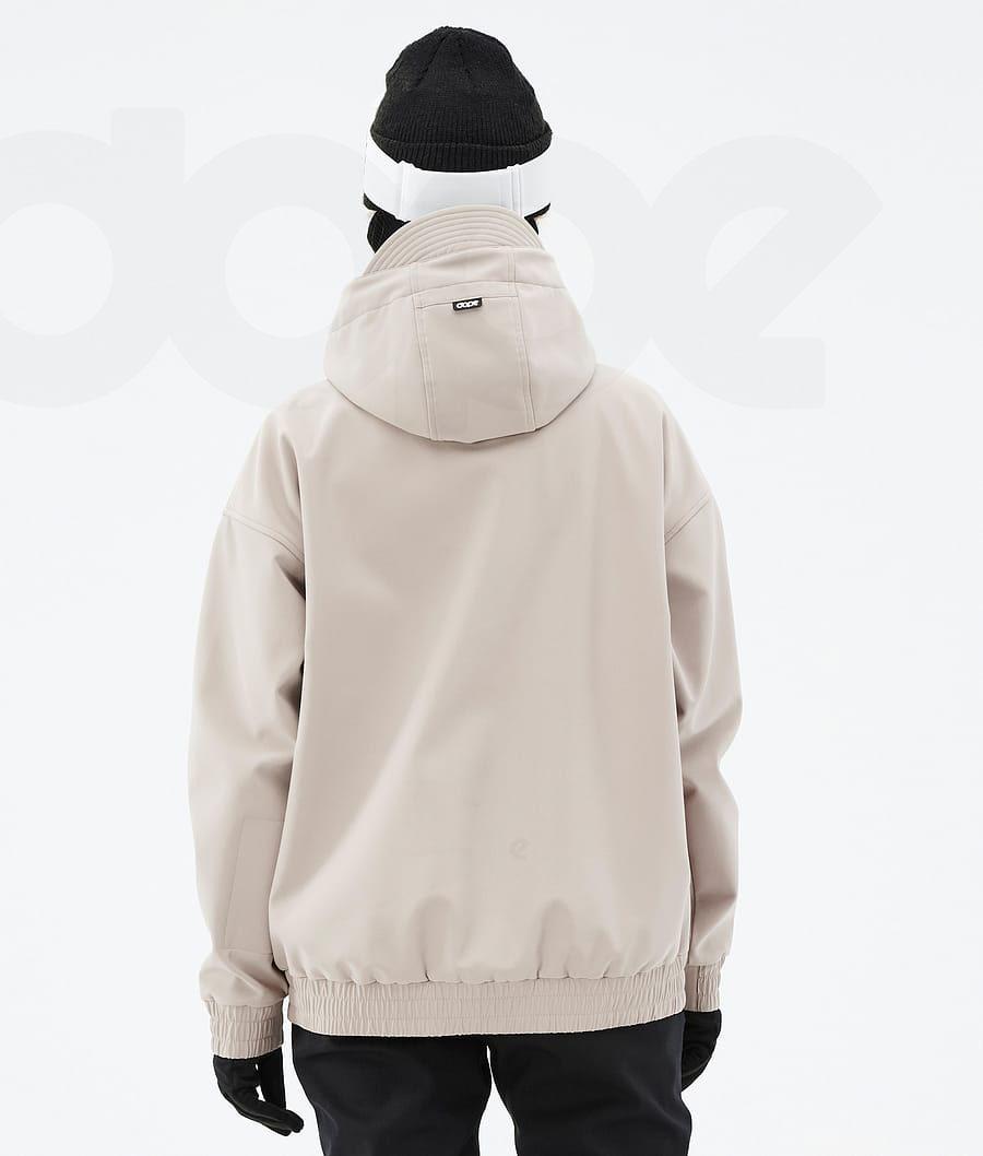 Beige Women's Dope Cyclone W Ski Jackets | NZ_D2004