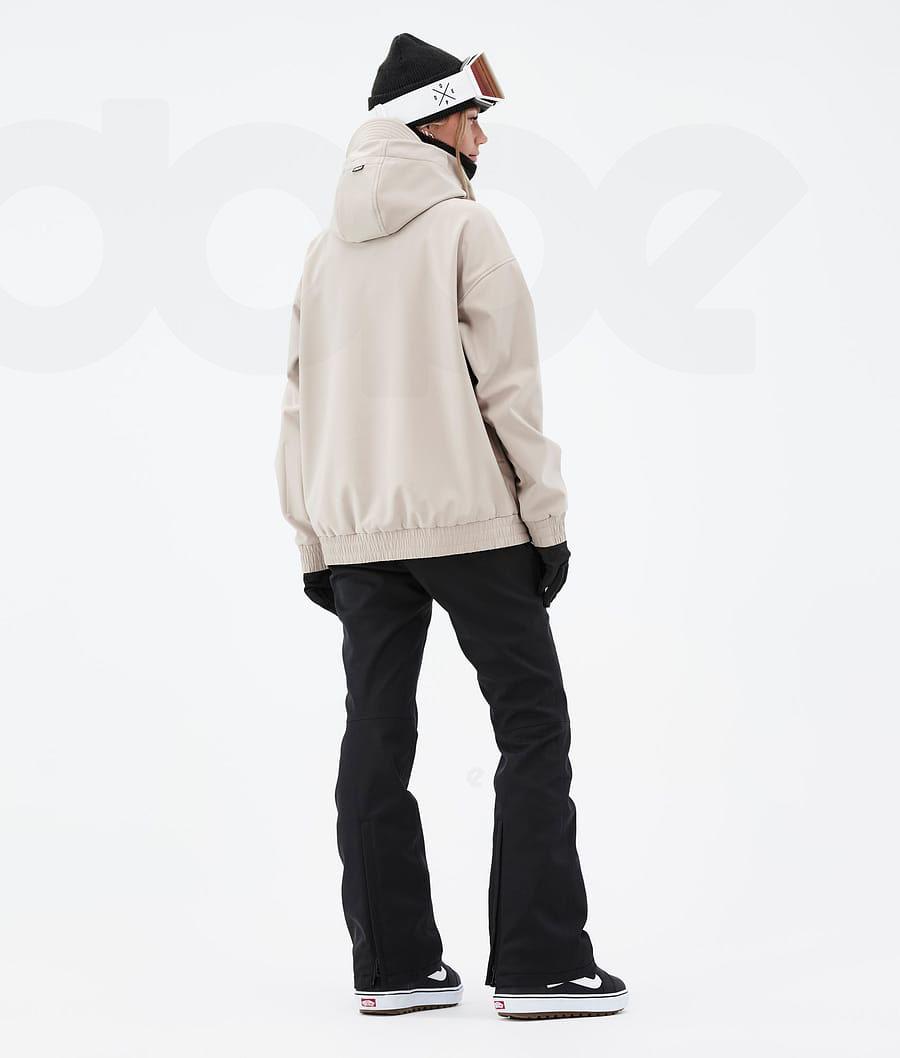 Beige Women's Dope Cyclone W Snowboard Jackets | NZ_D2234