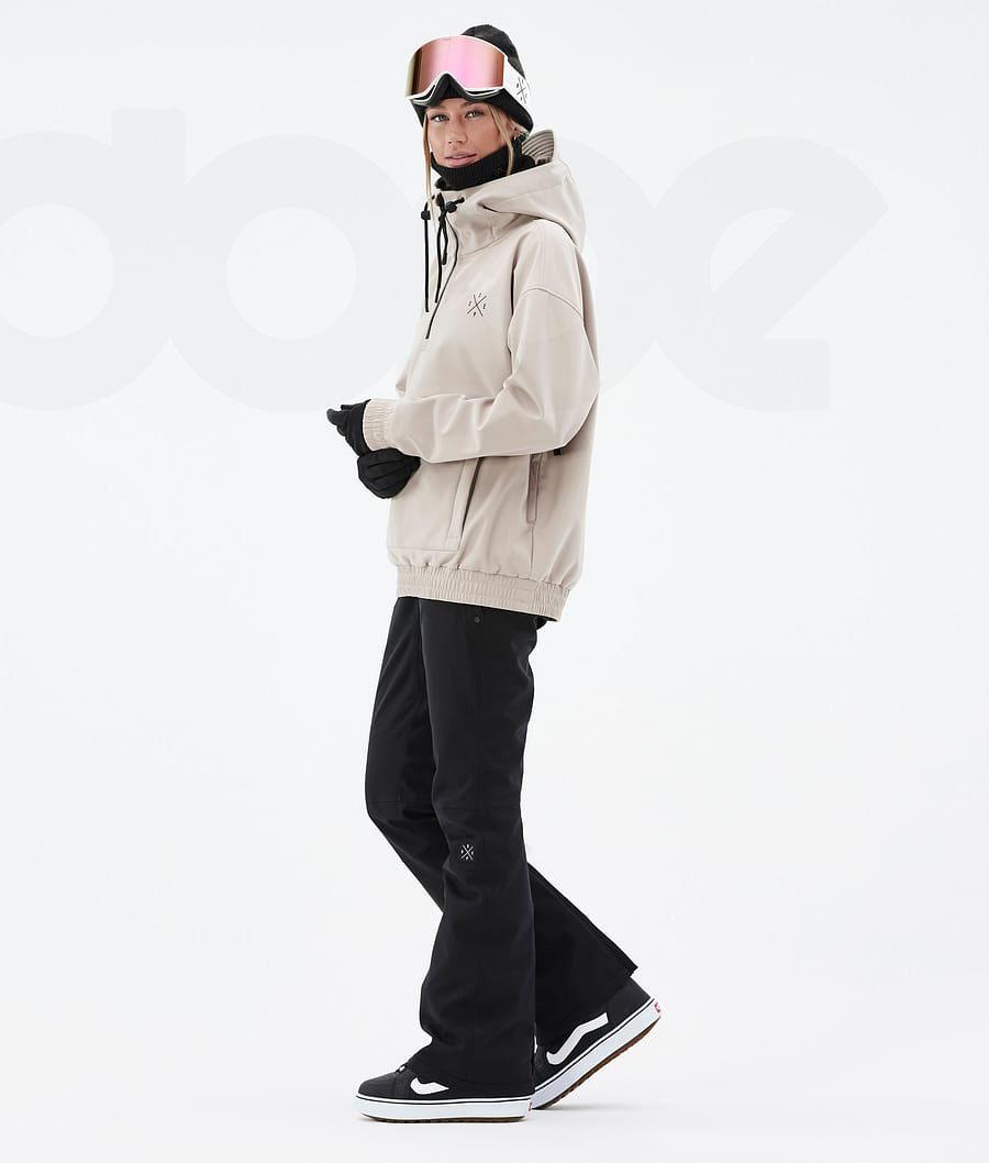 Beige Women's Dope Cyclone W Snowboard Jackets | NZ_D2234