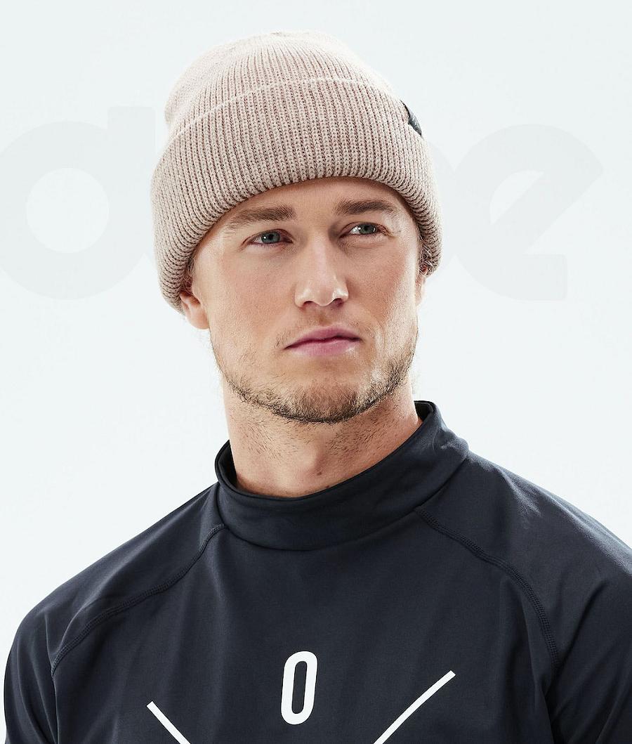 Beige Women's Dope Drifter II Beanies | NZ_D1203