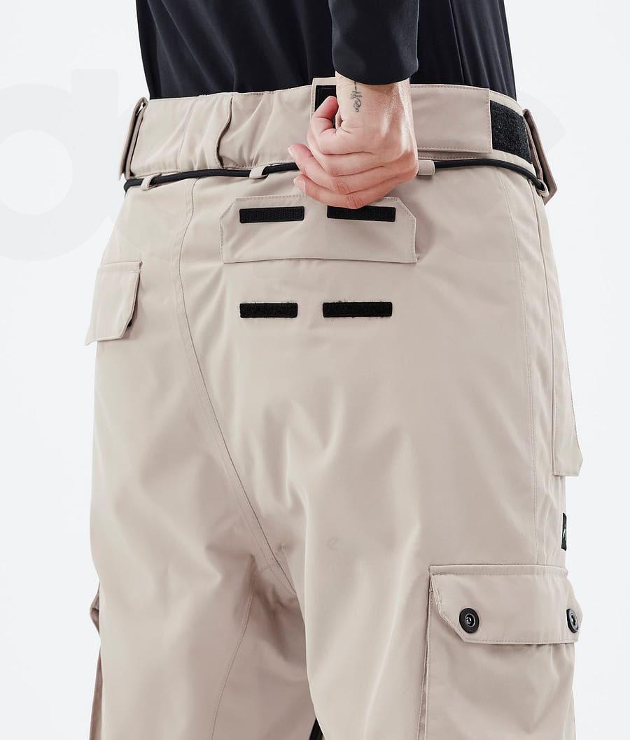 Beige Women's Dope Iconic W Snowboard Pants | NZ_D1874