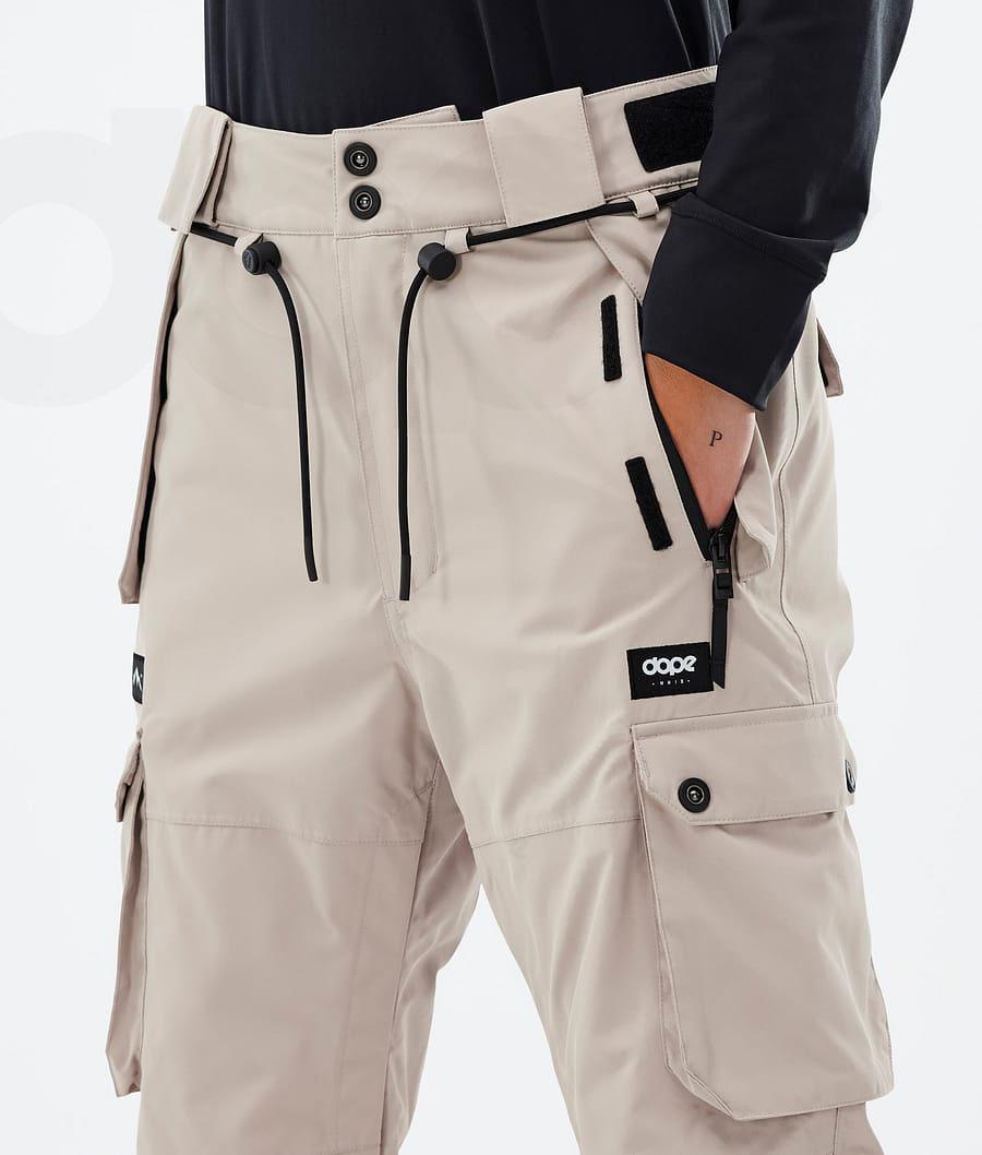 Beige Women's Dope Iconic W Snowboard Pants | NZ_D1874