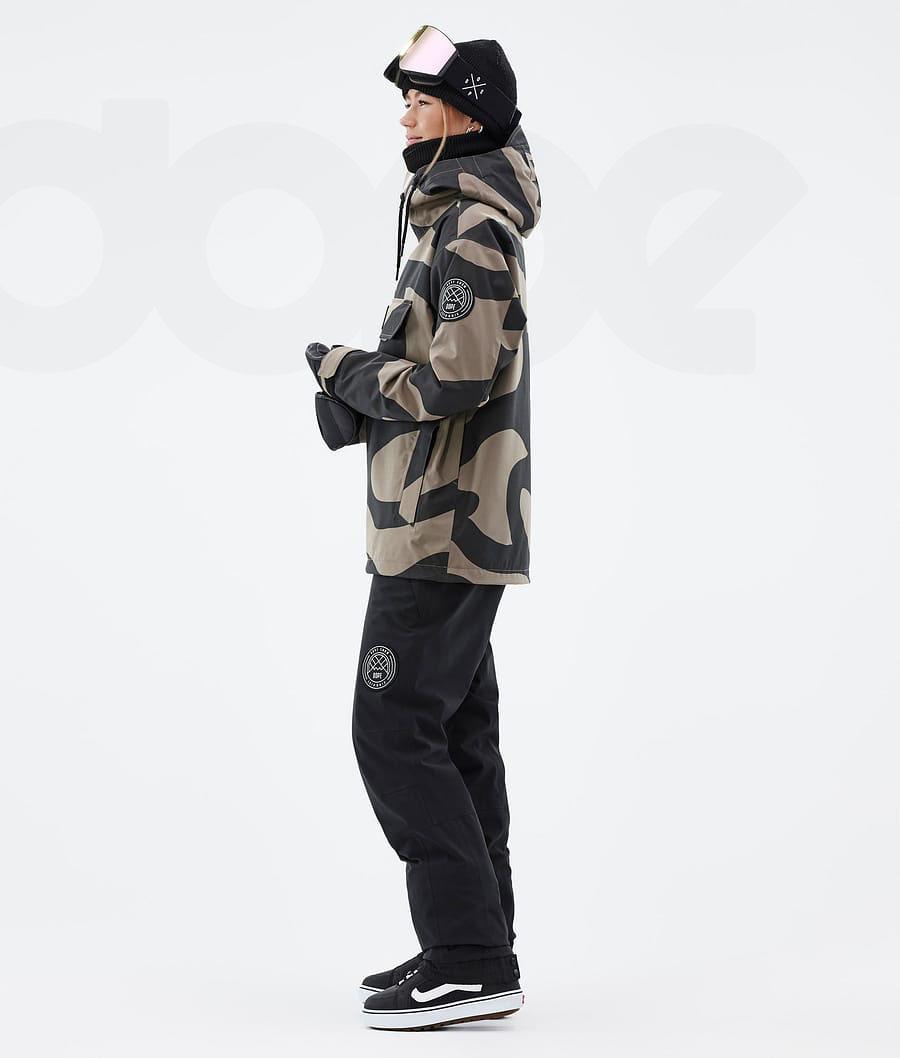 Black / Brown Women's Dope Blizzard W Snowboard Jackets | NZ_D1577
